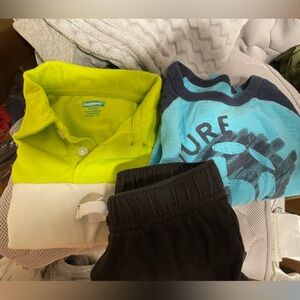 3T short sleeve bundle jumping bean toddler shorts